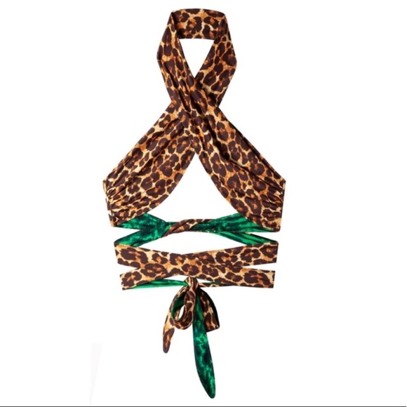 Tropic of C bianca top in mama africa/mystic green | curve bottom in mama africa - Picture 6 of 14